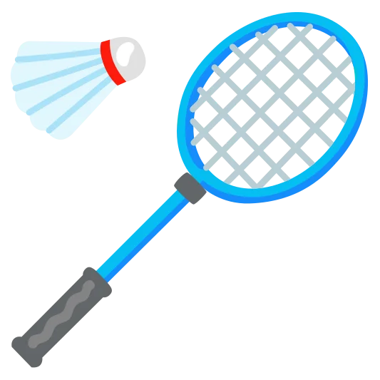 The badminton emoji.
