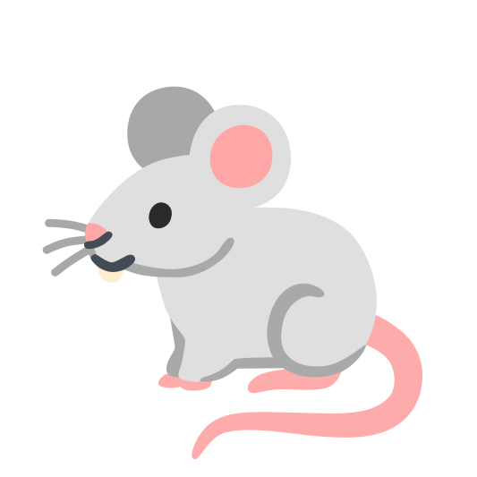 The mouse emoji.