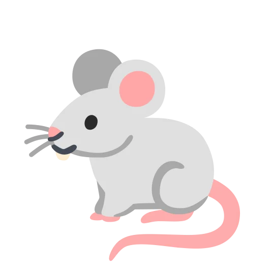 The mouse emoji.