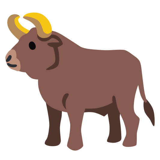 The ox emoji.