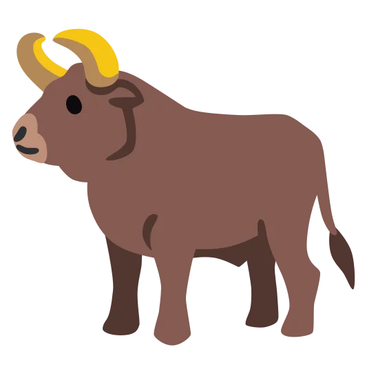 The ox emoji.