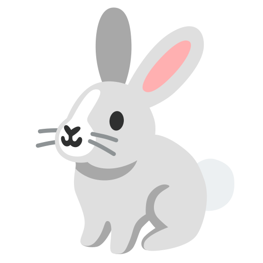The rabbit emoji.