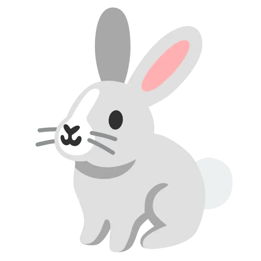 The rabbit emoji.