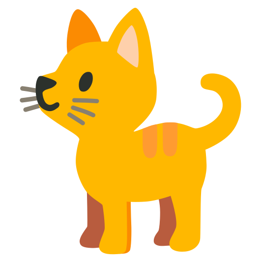 The cat emoji.