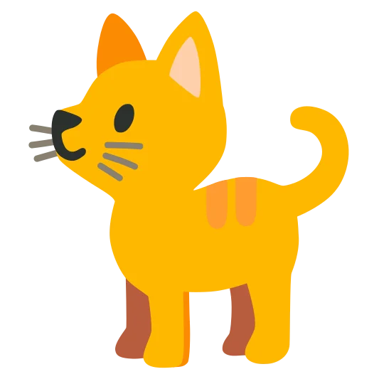 The cat emoji.