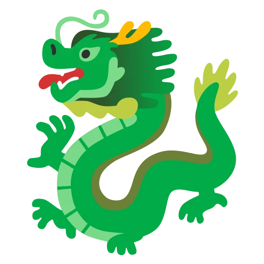 The dragon emoji.