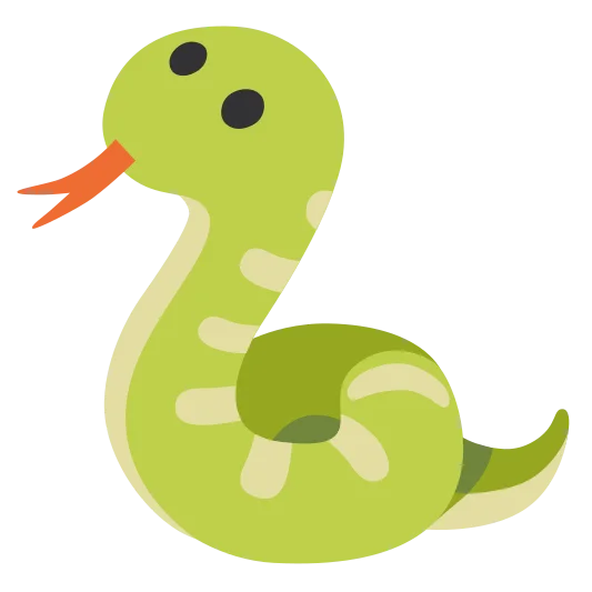 The snake emoji.