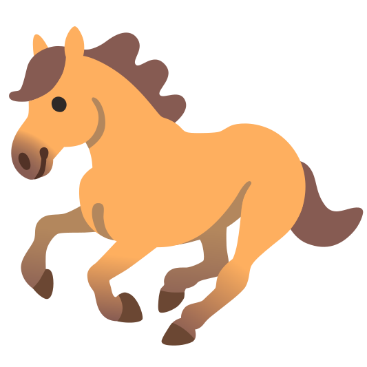 The horse emoji.