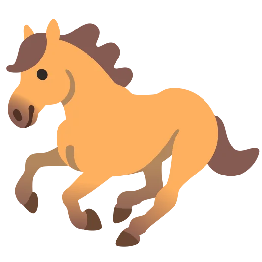 The horse emoji.