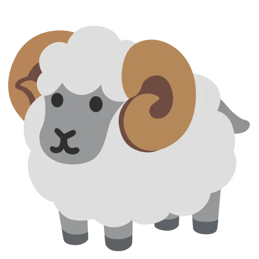 The ram emoji.