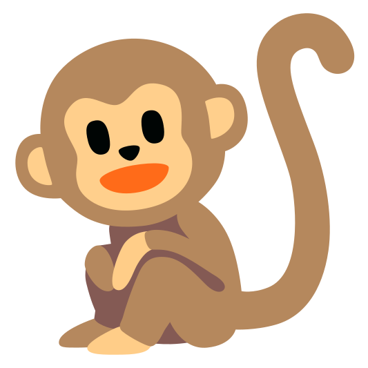 The monkey emoji.
