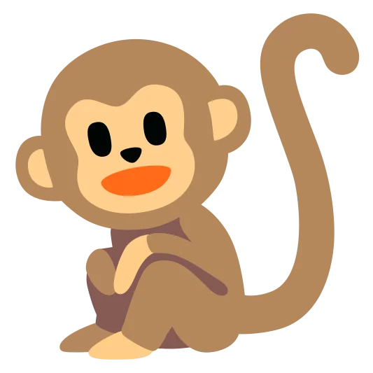 The monkey emoji.