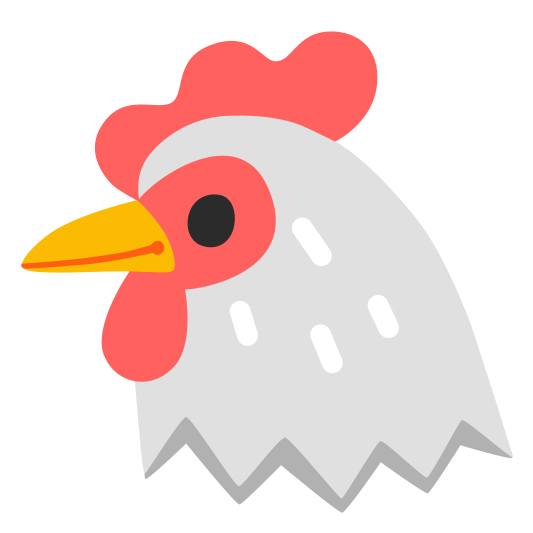 The chicken emoji.