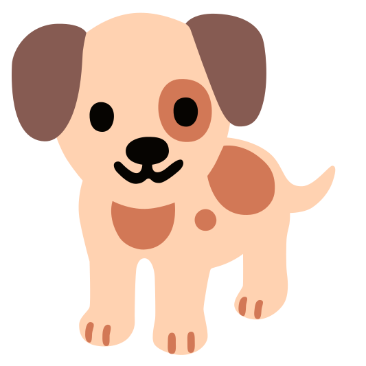 The dog emoji.