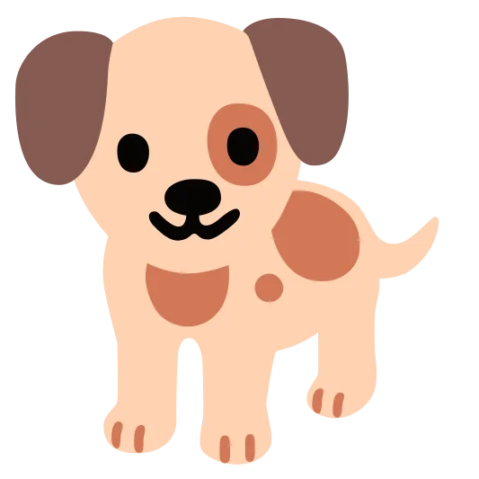 The dog emoji.