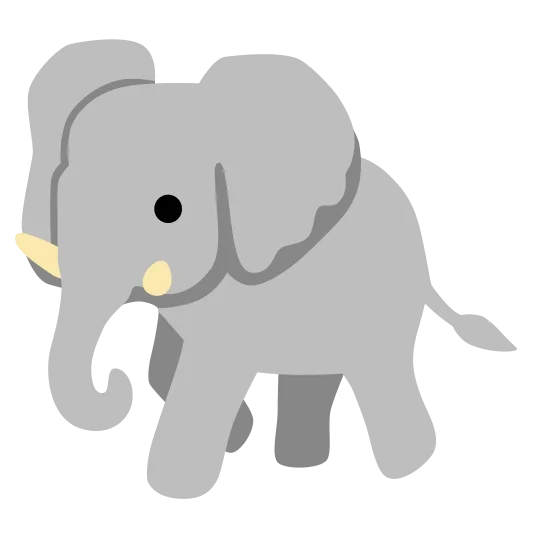 The elephant emoji.