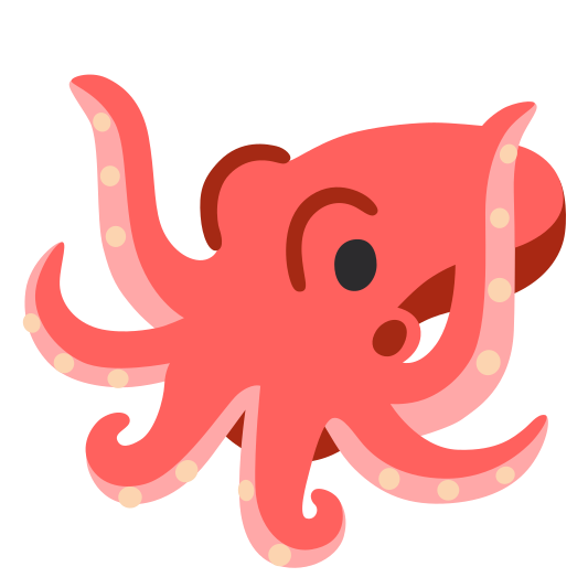 The octopus emoji.