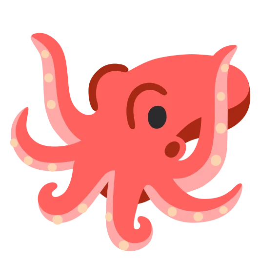 The octopus emoji.