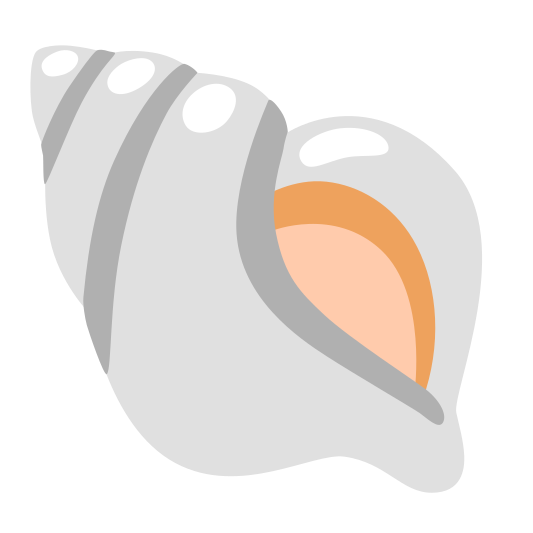 The spiral shell emoji.