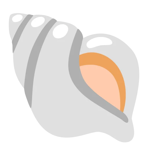 The spiral shell emoji.