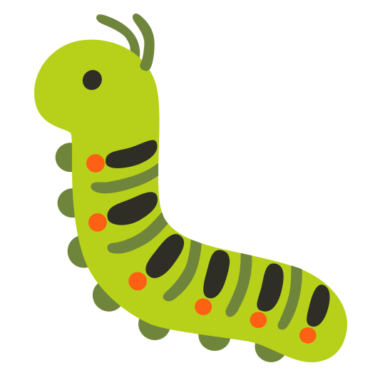 The bug emoji.