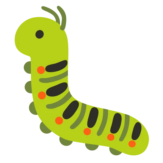 The bug emoji.