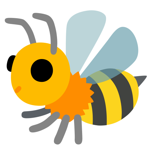 The honeybee emoji.