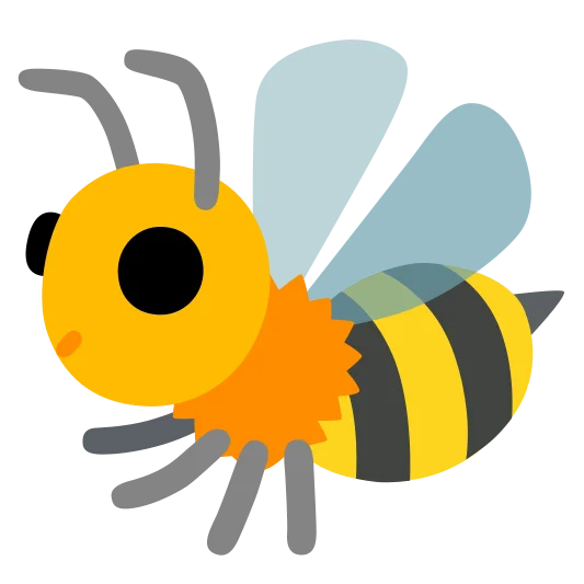 The honeybee emoji.