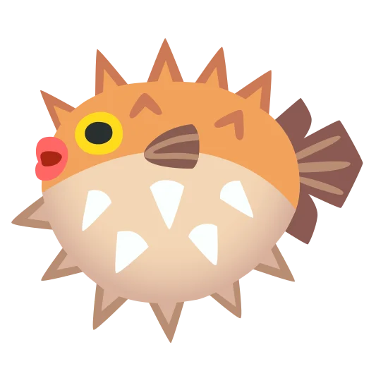 The blowfish emoji.