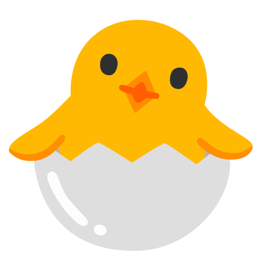 The hatching chick emoji.