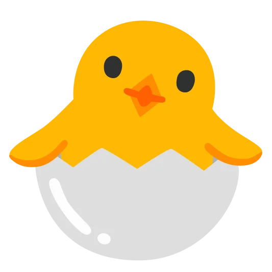 The hatching chick emoji.