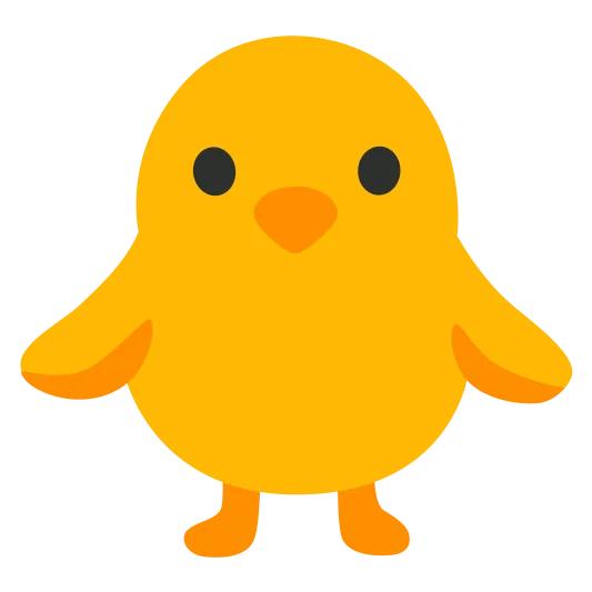 The front-facing baby chick emoji.