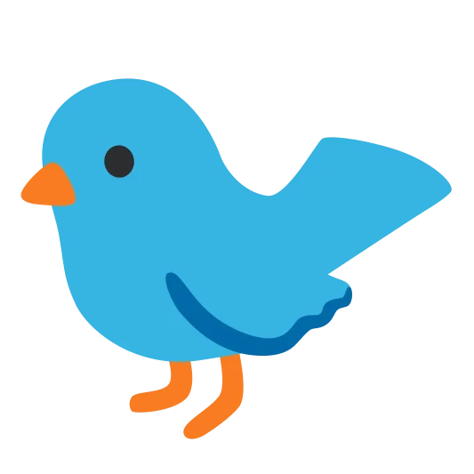 The bird emoji.