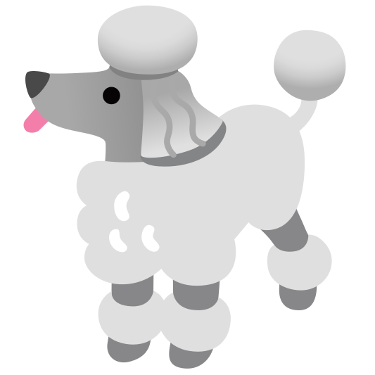 The poodle emoji.