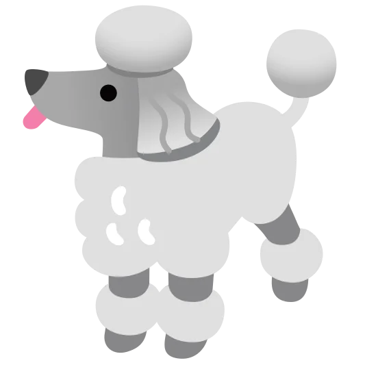 The poodle emoji.