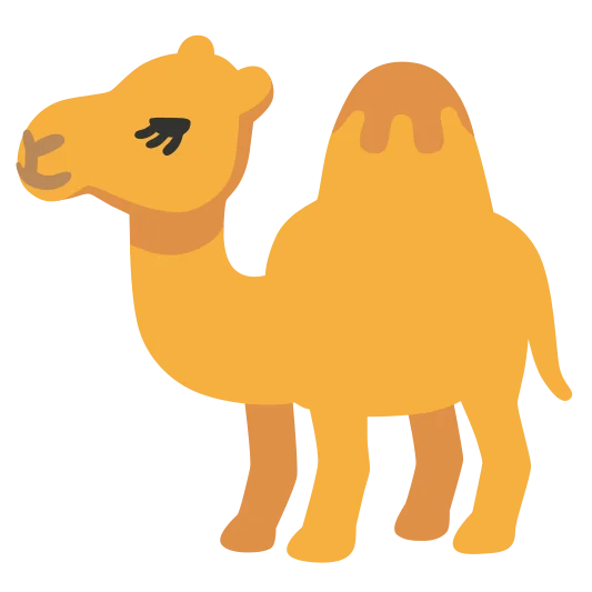 The camel emoji.