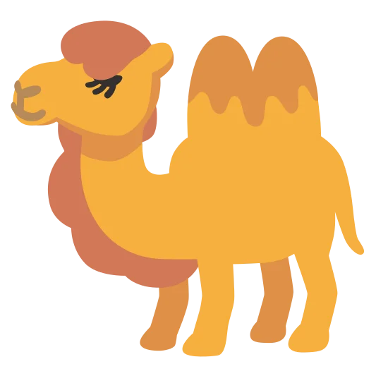 The two-hump camel emoji.