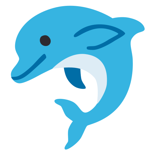 The dolphin emoji.