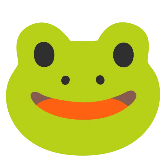 The frog emoji.
