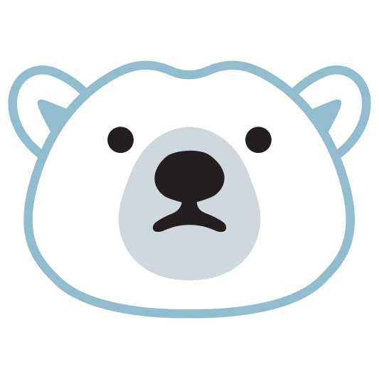 The polar bear emoji.