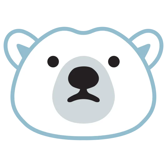 The polar bear emoji.