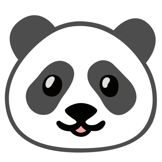 The panda emoji.