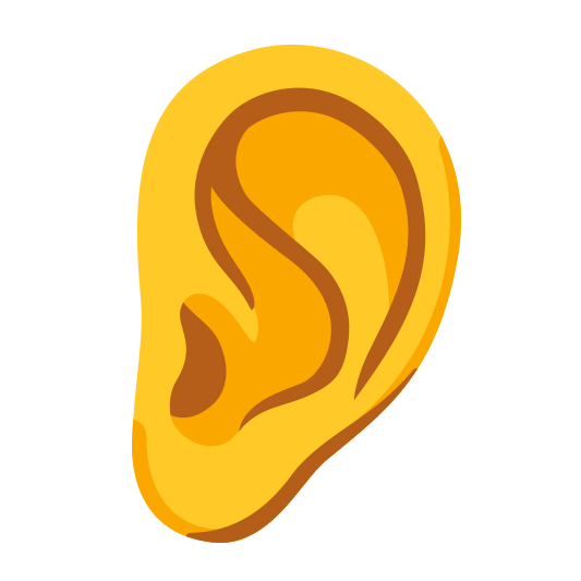 The ear emoji.