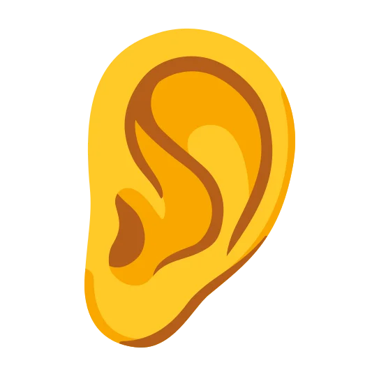The ear emoji.