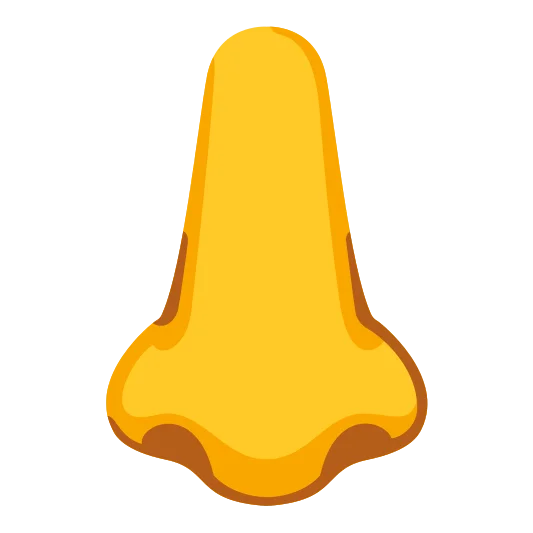 The nose emoji.