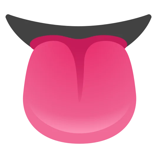 The tongue emoji.