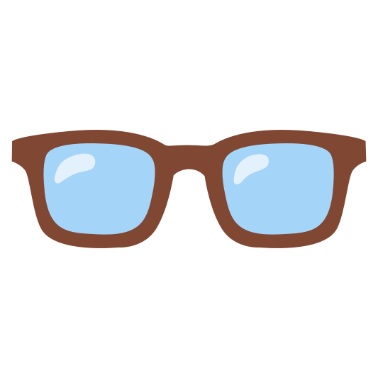 The glasses emoji.
