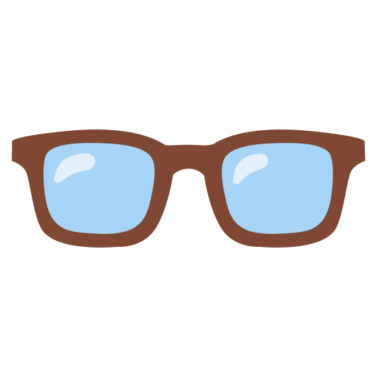 The glasses emoji.