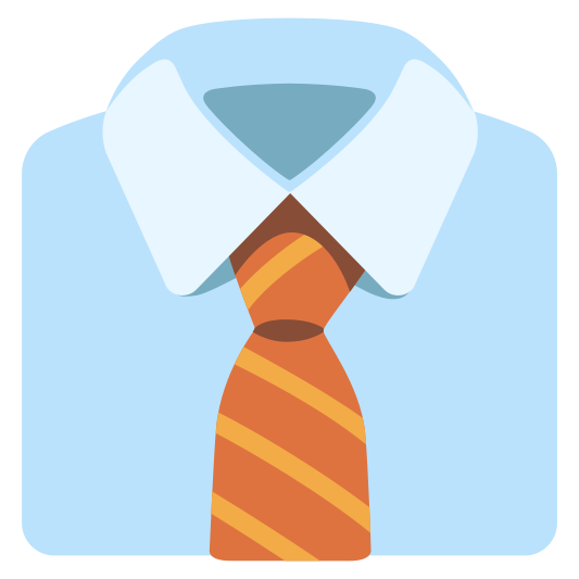 A necktie commonly worn in formal occasions or professional settings.