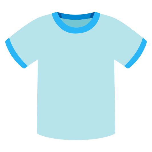 The t-shirt emoji.